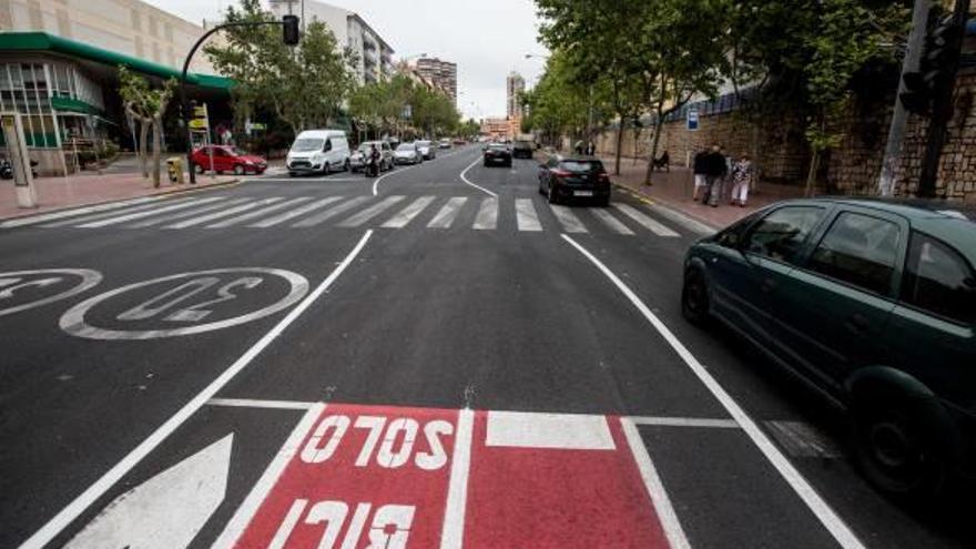 El carril bici crece en Jaime I