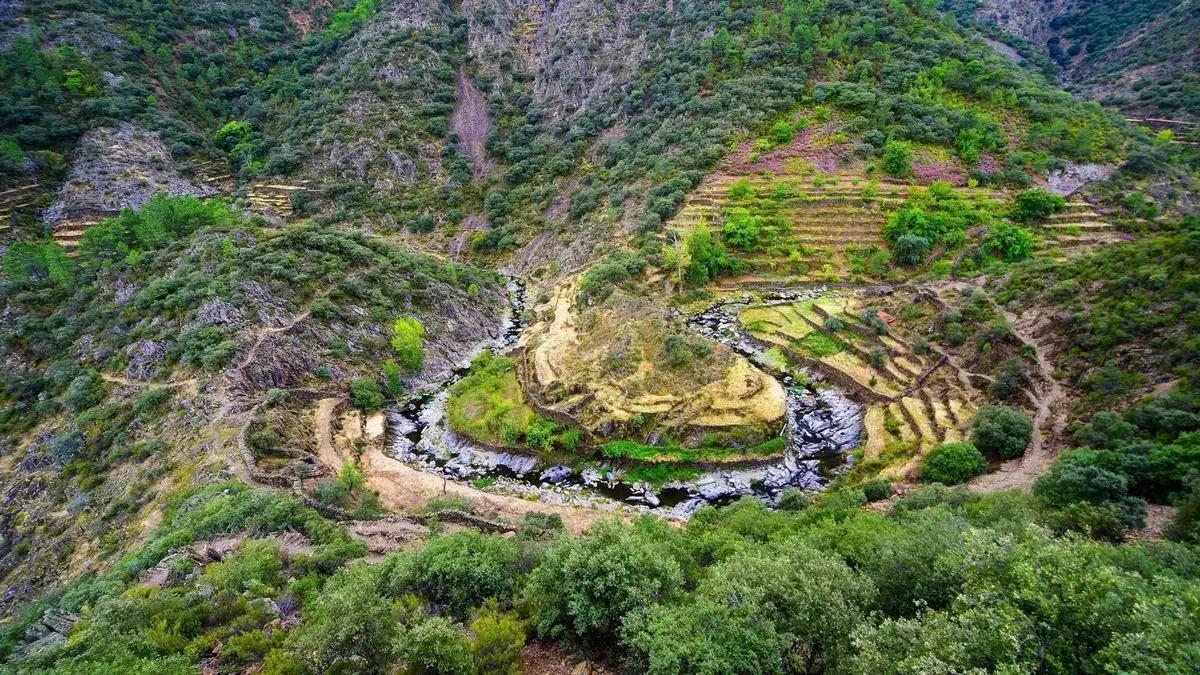 El volcán de Extremadura.
