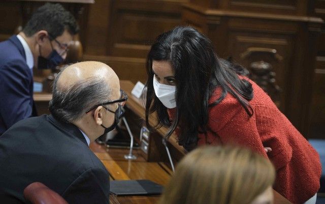 Pleno en el Parlamento de Canarias, 26/10/2021