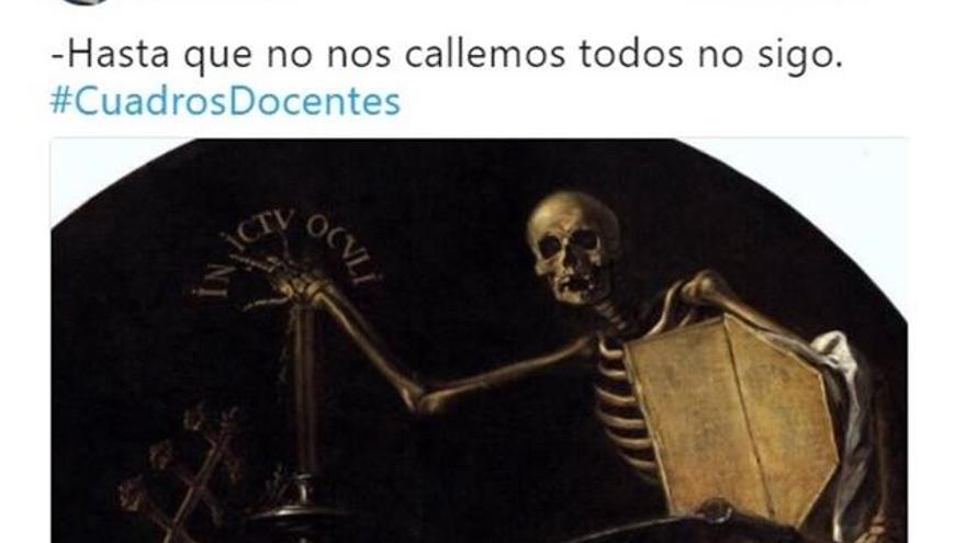 #CuadrosDocentes: el hashtag de los profesores.