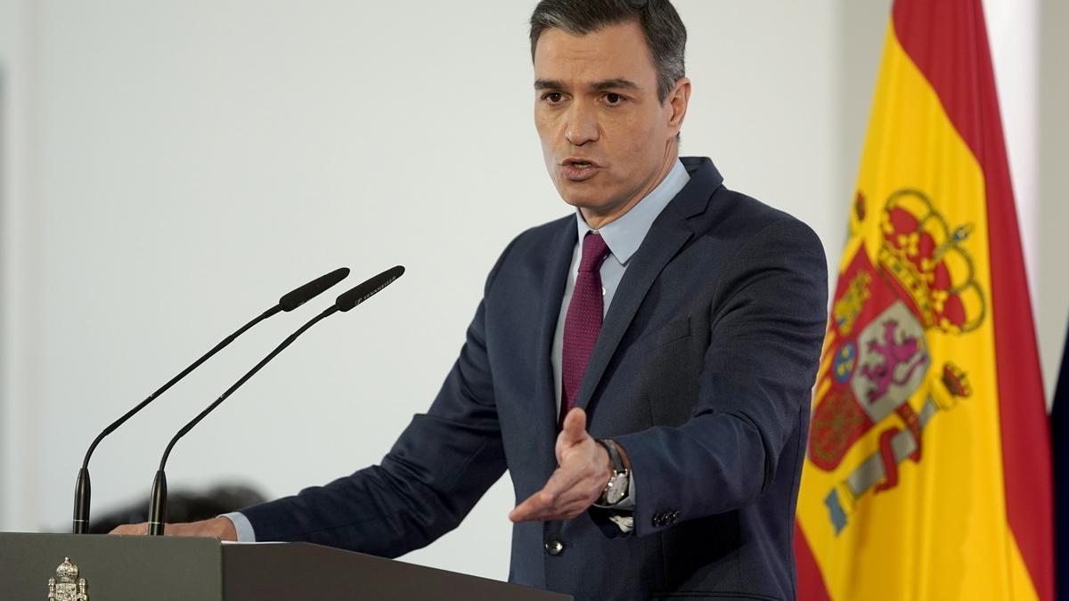 El presidente del Gobierno, Pedro Sánchez.