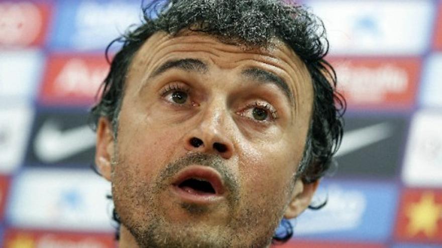 Luis Enrique: "Messi está en buenas condiciones"