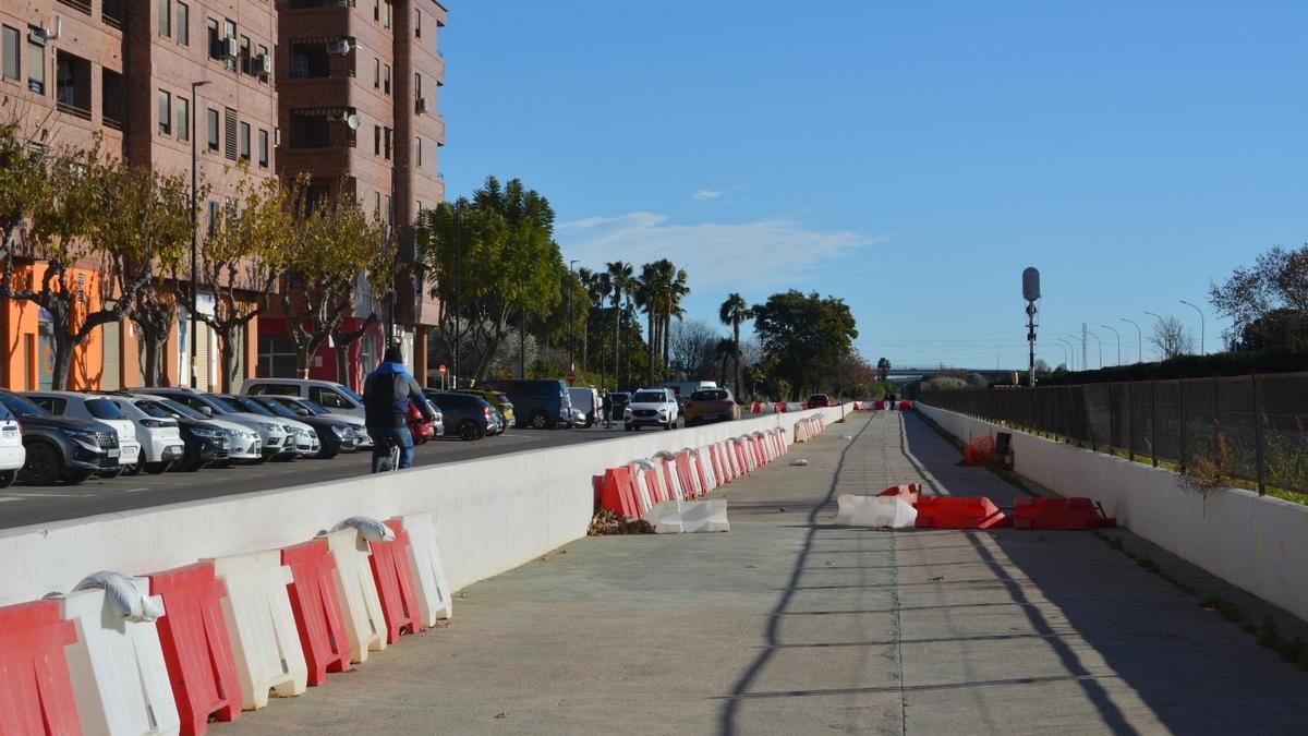 Actuación en el último tramo urbano del barranco de la Saleta, en Aldaia.