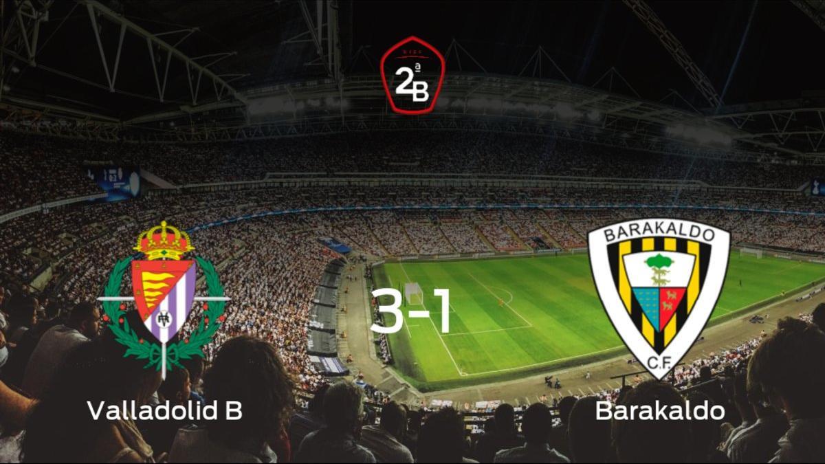 El Valladolid B se hace fuerte en casa y derrota al Barakaldo