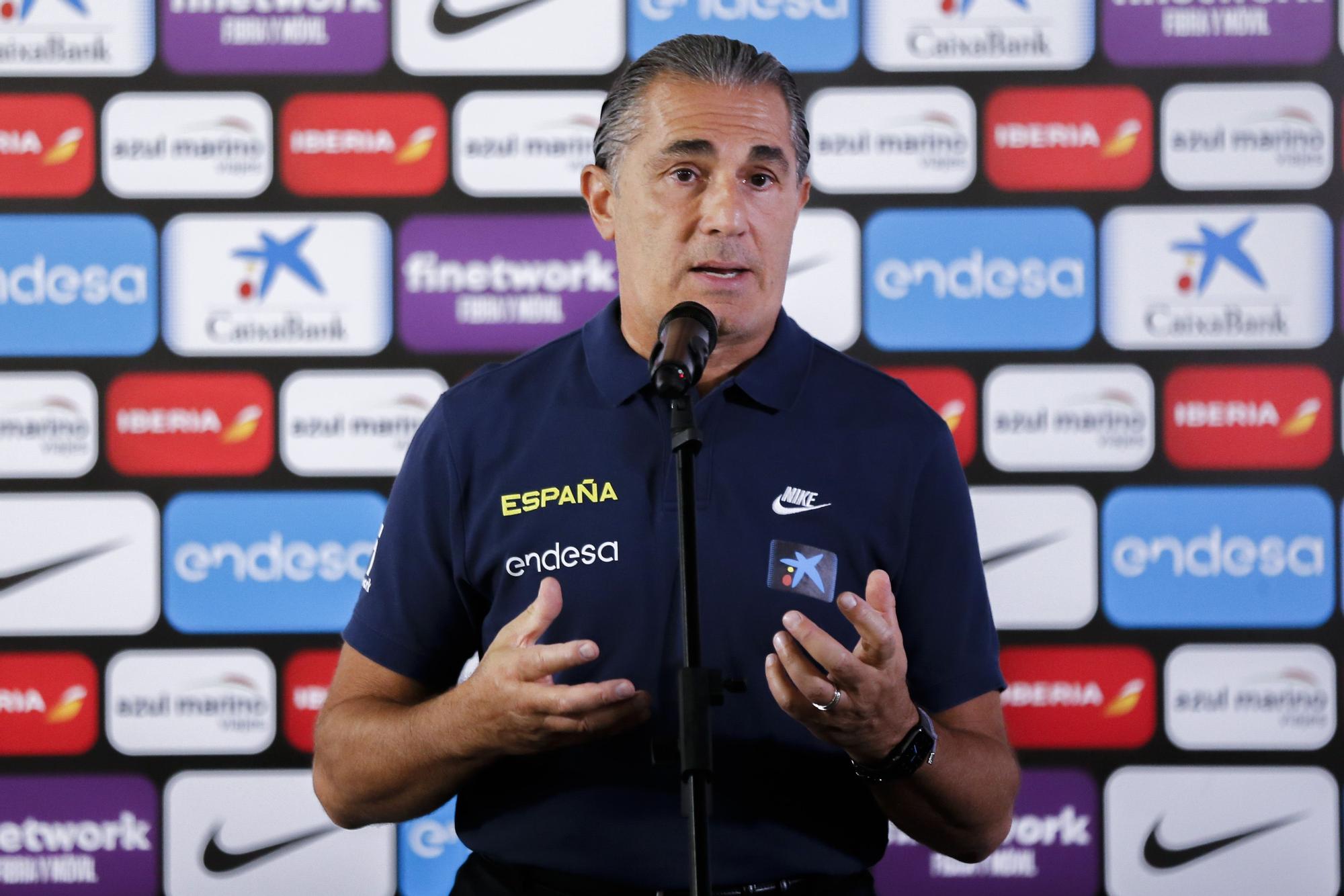 Rueda de prensa Sergio Scariolo antes del Eurobasket