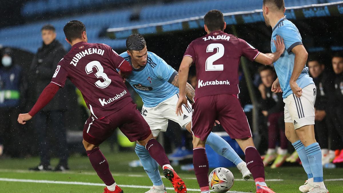 Las mejores imágenes del Celta-Real Sociedad