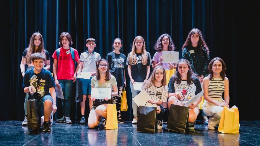 Alumnos ganadores del certamen ‘Spelling Bee’. | CARM