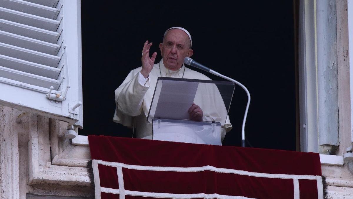 El Papa en el pasado Ángelus.