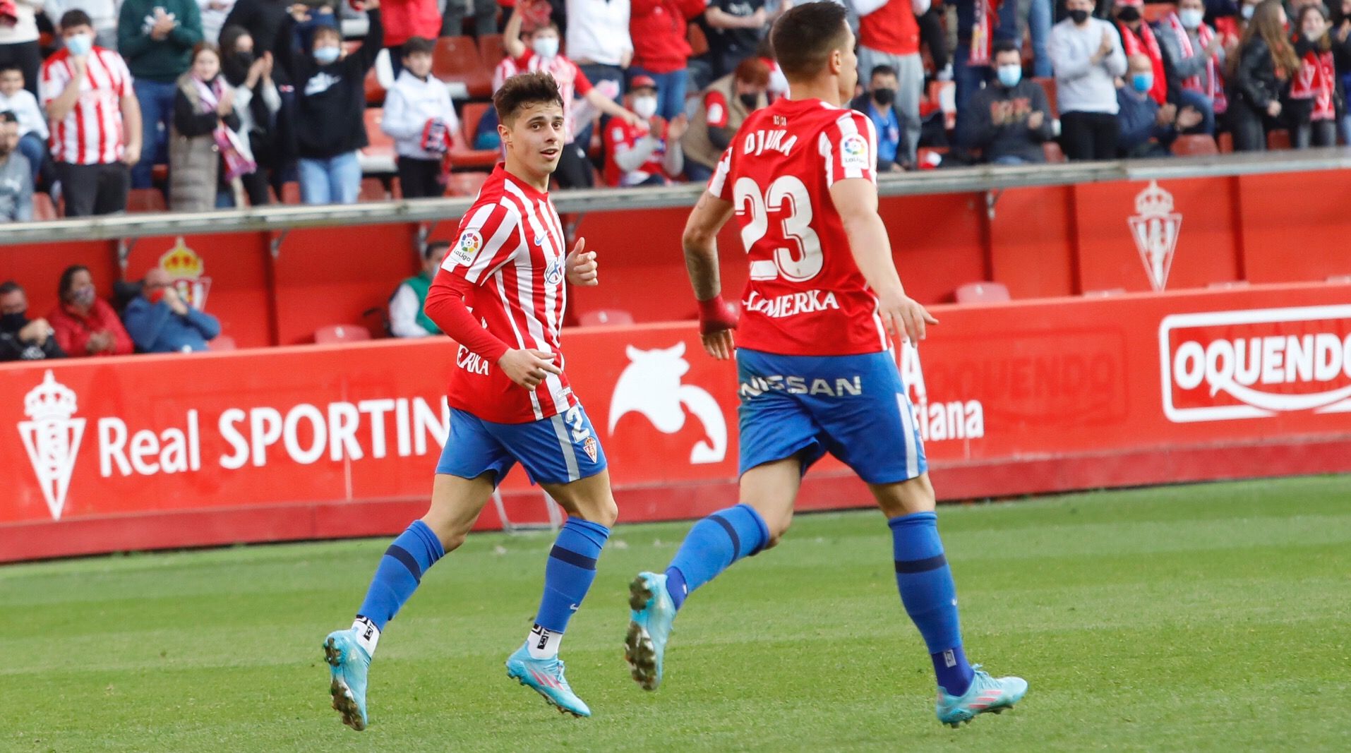 Sporting - Zaragoza, en imágenes