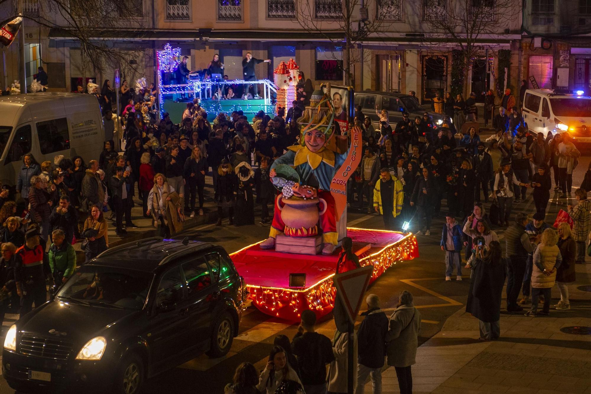 El Entierro de la Sardina cierra el Carnaval de A Coruña 2024