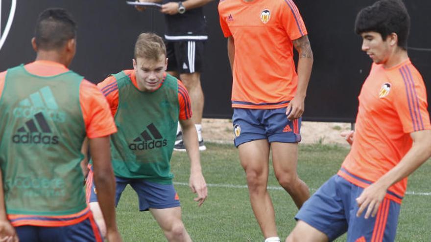 Carlos Soler y Lato, a pretemporada con el primer equipo