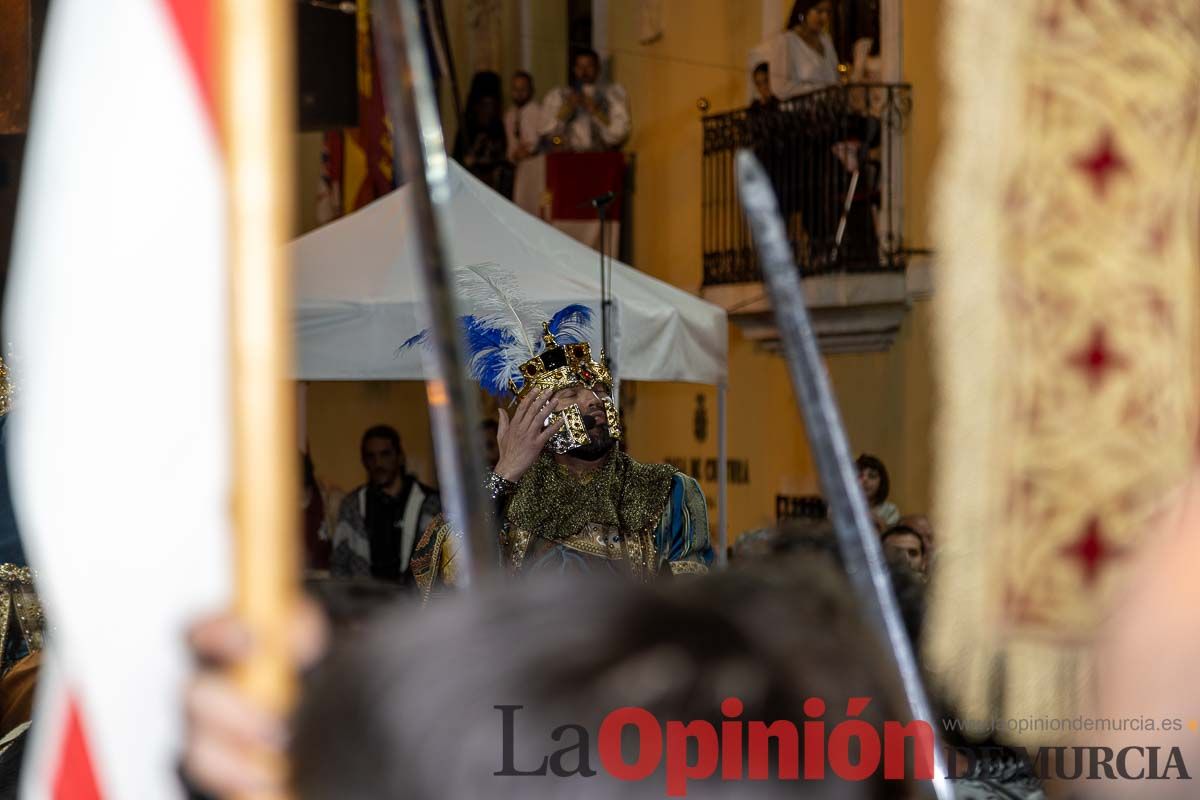 Procesión del Baño y parlamento en las Fiestas de Caravaca