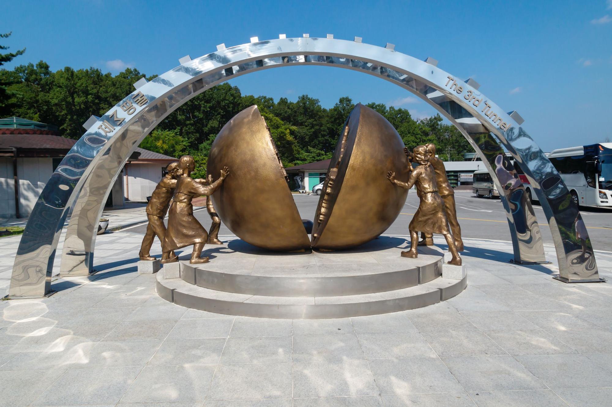 Monumento en Corea del Sur como símbolo de unificación