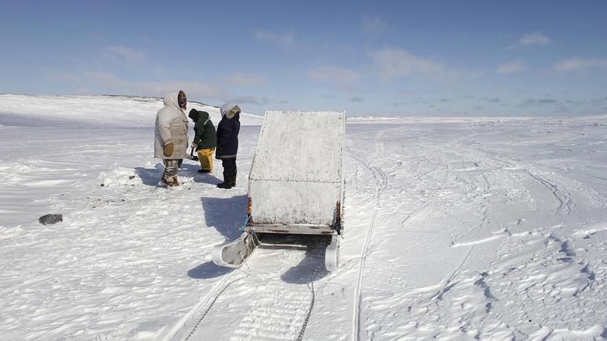 &#039;El Ártico se rompe&#039; muestra la realidad del Polo Norte en el parque de San Telmo