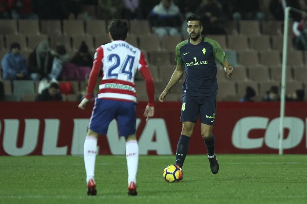 Imágenes del partido Granada-Sporting de Segunda División