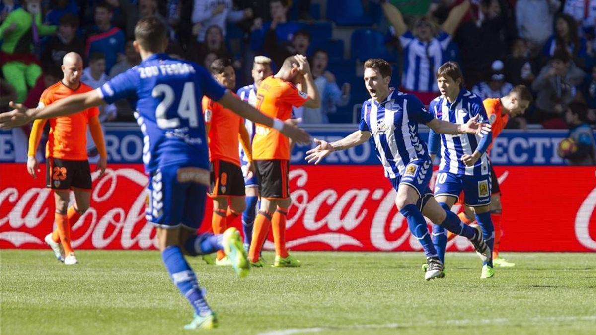 Depor y Valencia empataron (1-1) en Riazor