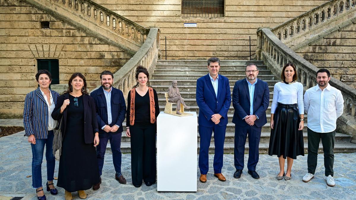 Presentación del proyecto de la futura escultura de Josep Maria Llompart