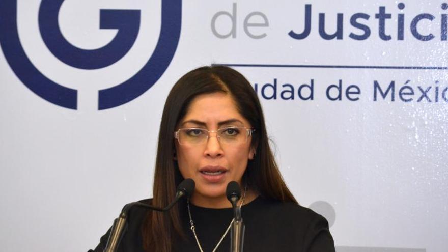 La portavoz en temas de violencia de género de la Fiscalía General de Justicia (FGJ), Nelly Montealegre Díaz.