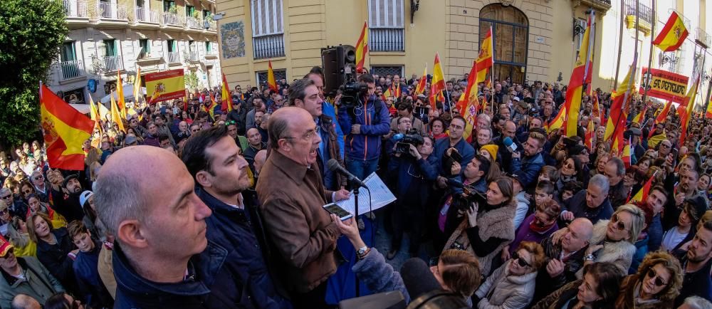 Concentración de Vox en València