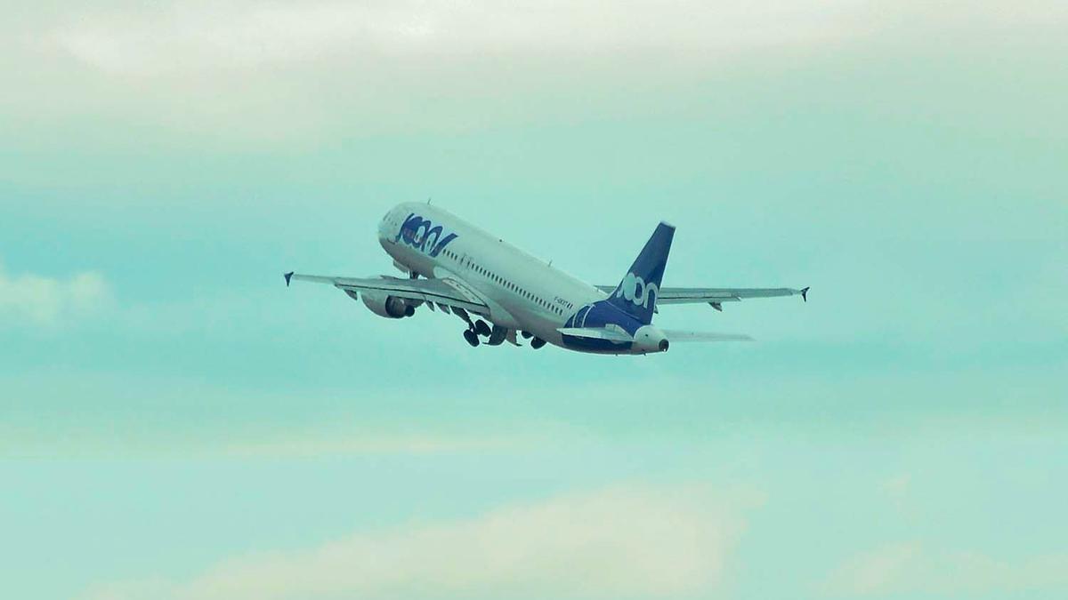 Primer vuelo de la compañía Joon desde París a Barcelona