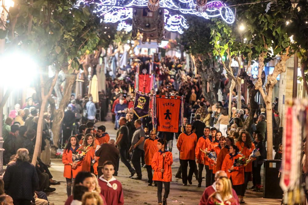 Ofrenda de flores a la Virgen