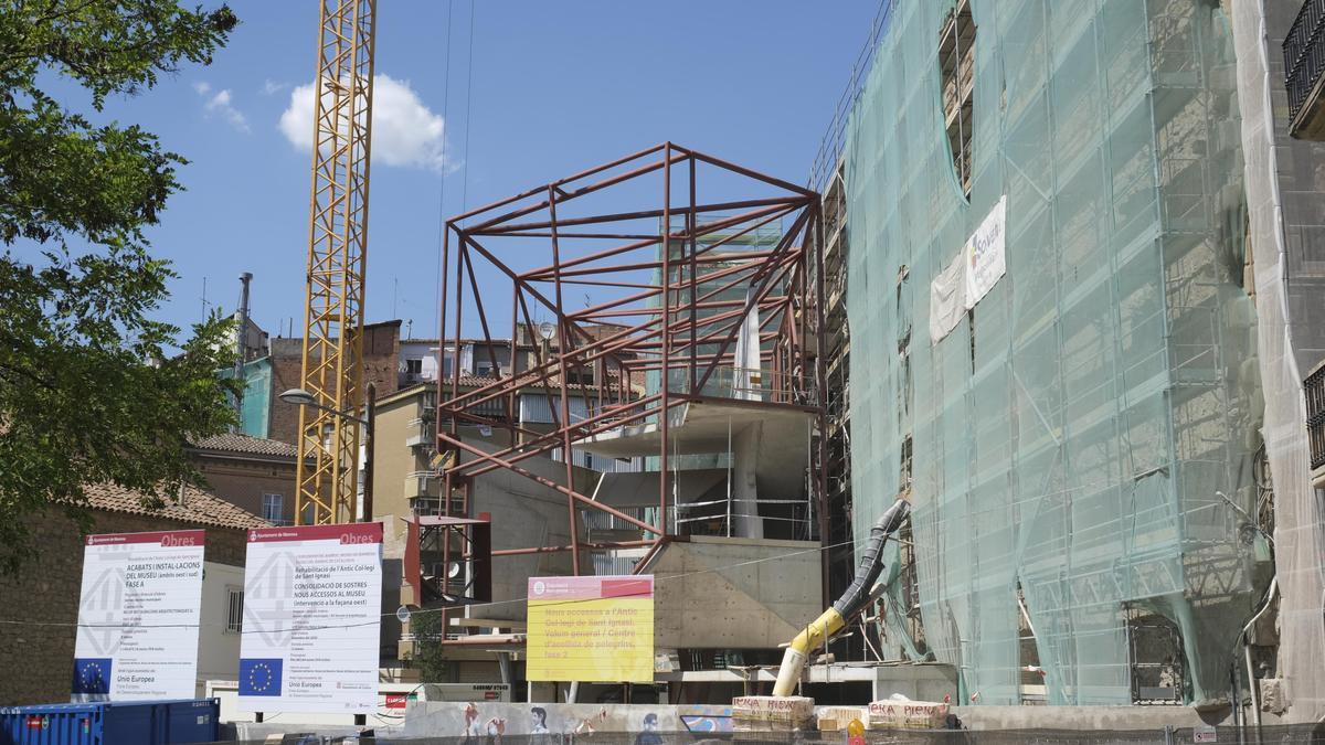 Obres al futur Museu del Barroc de Catalunya, al Museu Comarcal de Manresa