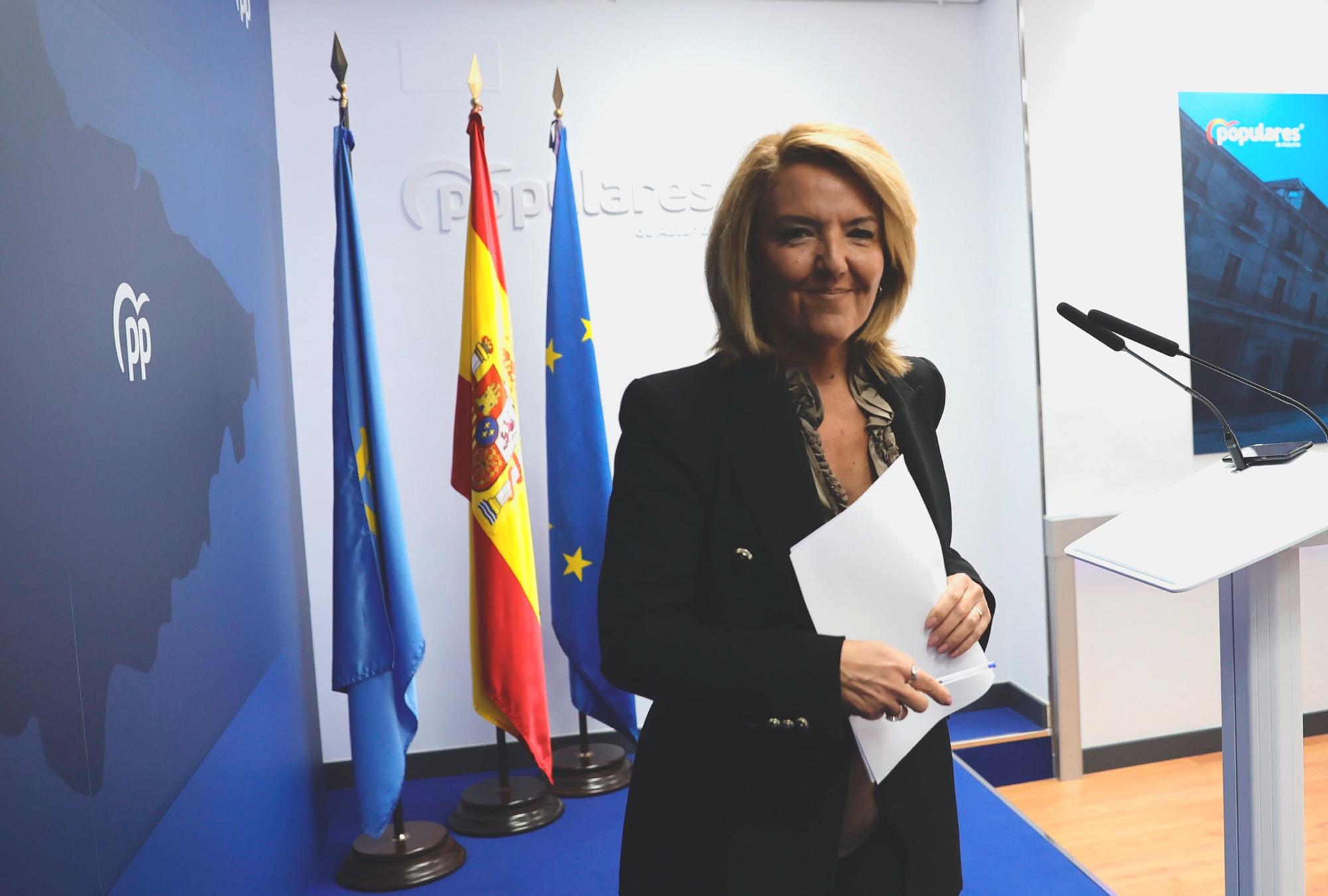 Teresa Mallada hace efectiva su dimisión como presidenta del PP asturiano