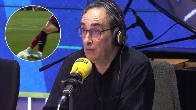 Iturralde González, sobre el posible penalti a favor del Valencia: "Es residual, le pega una vez despeja"