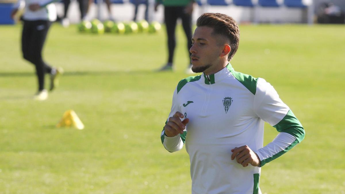 Isma Ruiz, durante una sesión de trabajo de este curso en la Ciudad Deportiva.