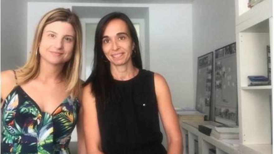 Las consultoras Paula Calviño y Emma Feijóo. // Faro