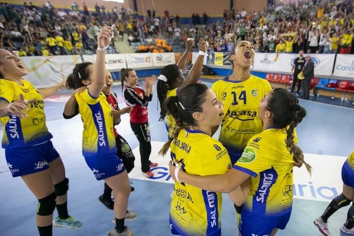 12.05.19. Telde, Gran Canaria. Balonmano femenino temporada 2018-19. Rocasa Gran Canaria-Pogon Szczcin. Final EHF Challenge Cup. Pabellón Rita Hernández . Foto Quique Curbelo  | 12/05/2019 | Fotógrafo: Quique Curbelo