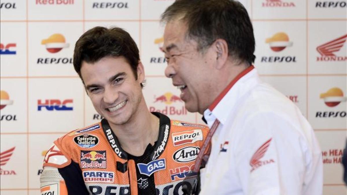 Dani Pedrosa y Nakamoto