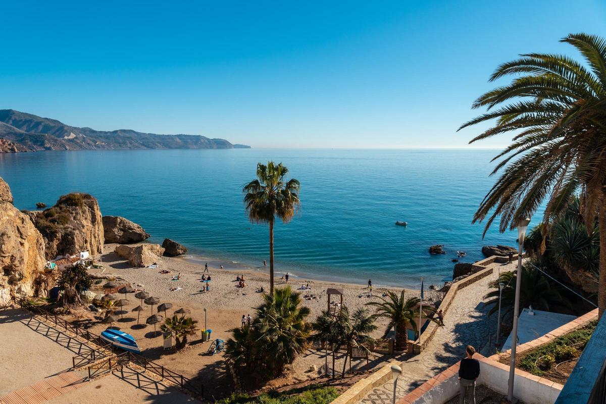 Playa de Calahonda en Nerja, Málaga.