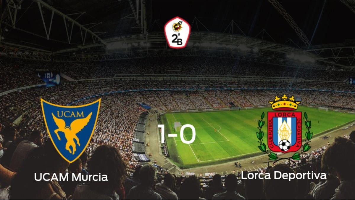 El UCAM Murcia consigue la victoria frente al Lorca Deportiva en el segundo tiempo (1-0)