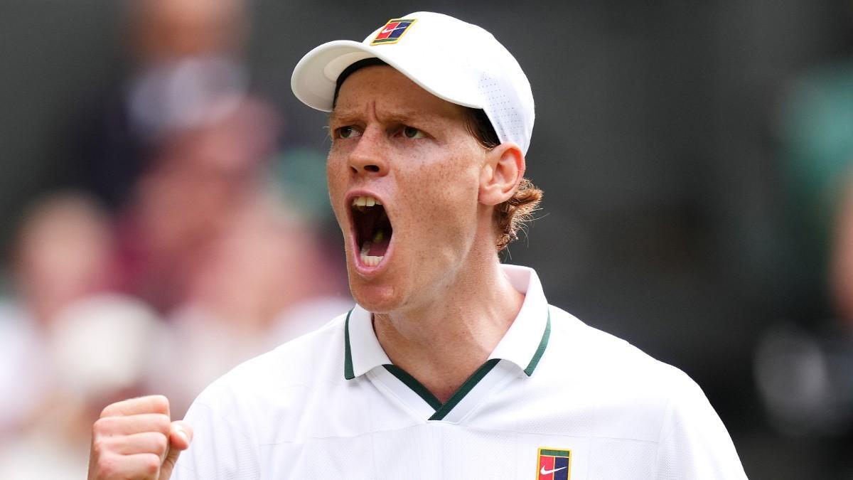 Jannik Sinner, en Wimbledon