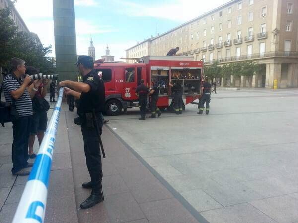 Fotogalería: Explosión en el interior de la basílica del Pilar