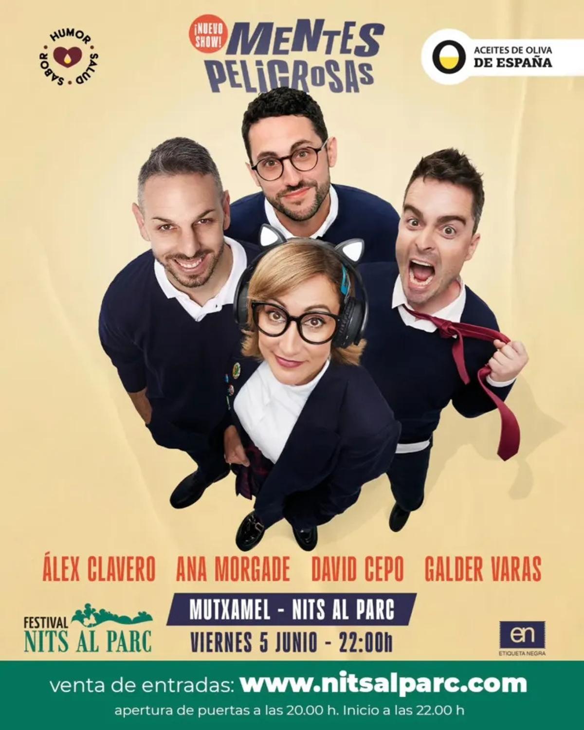 El show tendrá lugar el viernes 5 de junio a las 22