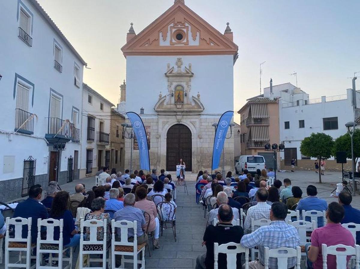 Acto de campaña del PP en Castro del Río.