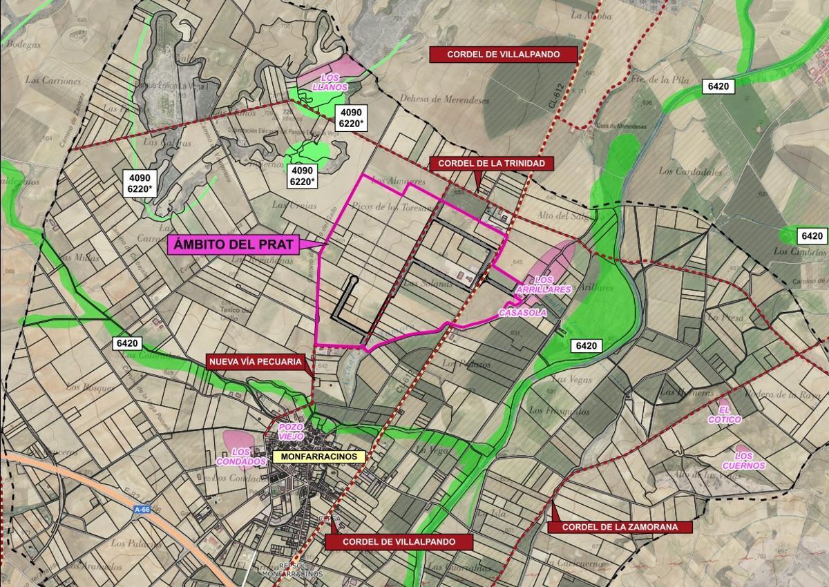 Yacimientos arqueológicos y vías pecuarias en los terrenos del polígono industrial