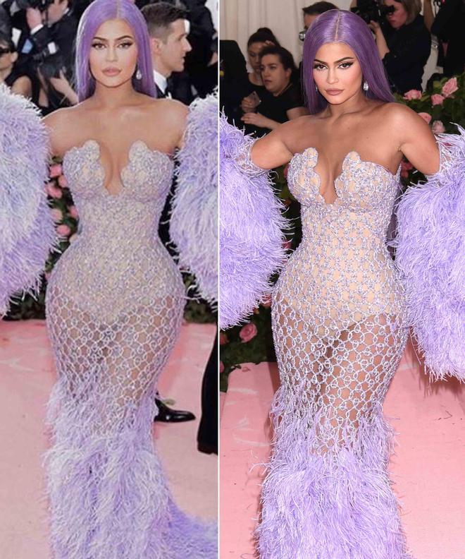 Kylie Jenner se retoca la cintura con Photoshop