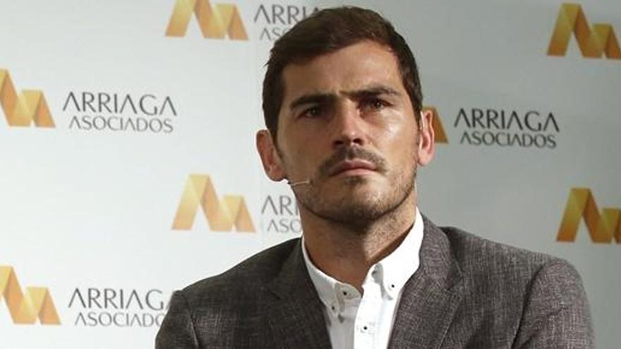 Casillas, en la presentación de la campaña.