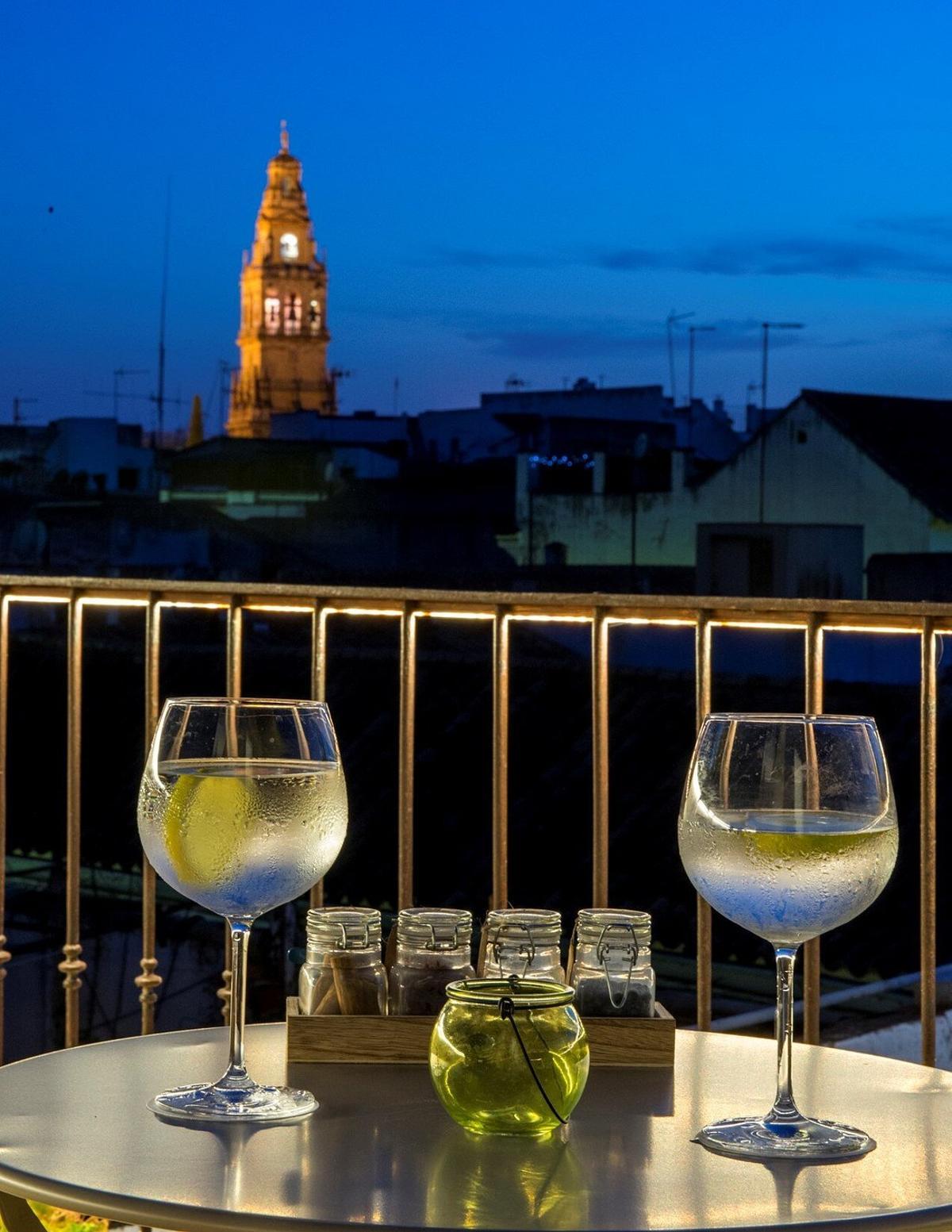 Vistas desde la terraza del Hotel Madinat, con la Mezquita-Catedral al fondo.