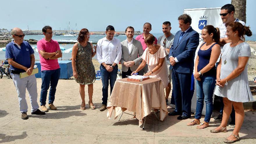 La playa de La Lajilla cierra seis meses para hacer un solarium y una terraza