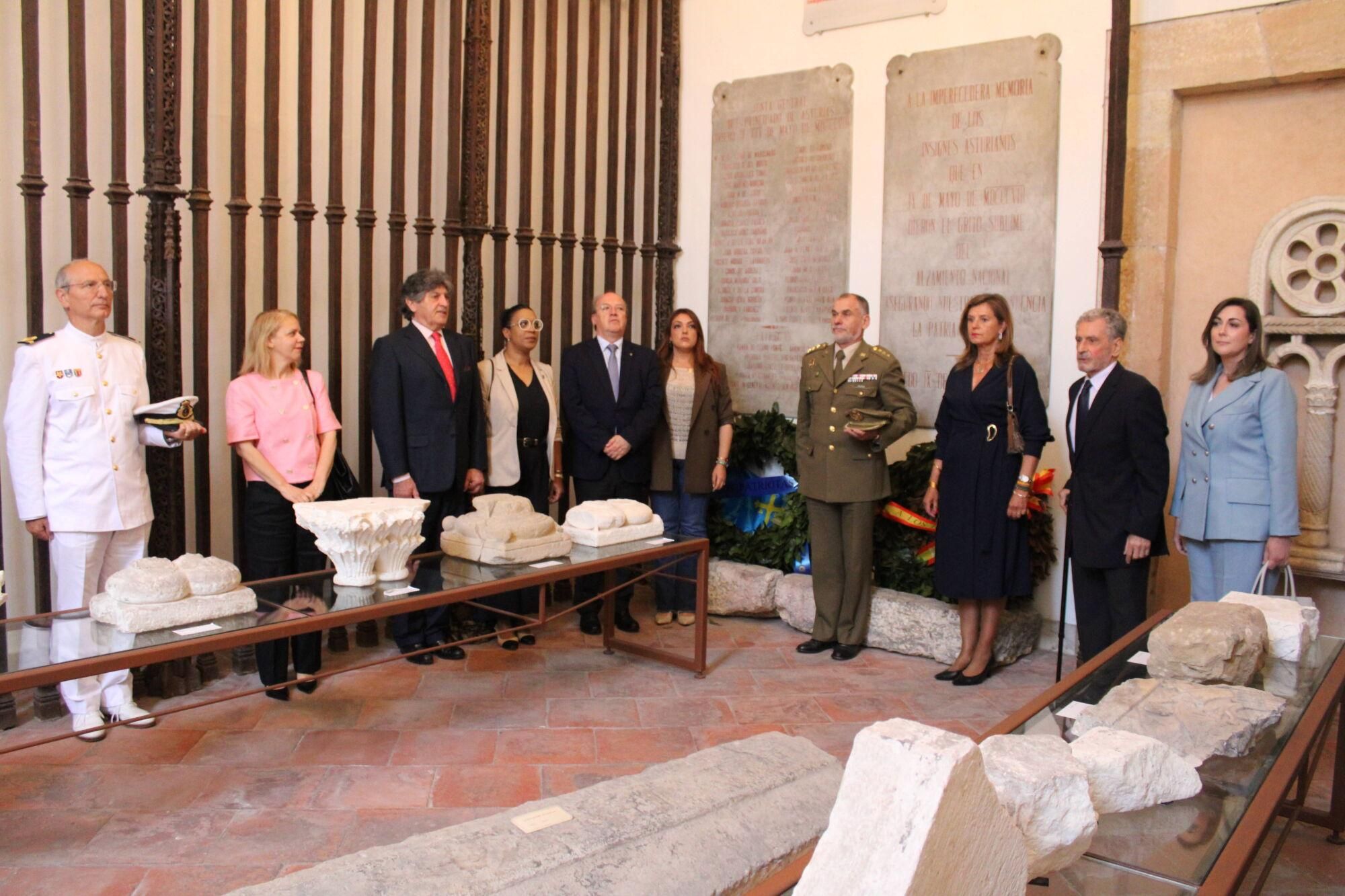 Varias asociaciones recrean el Oviedo el día que la Junta General asumió su soberanía y declaró la guerra a Napoleón
