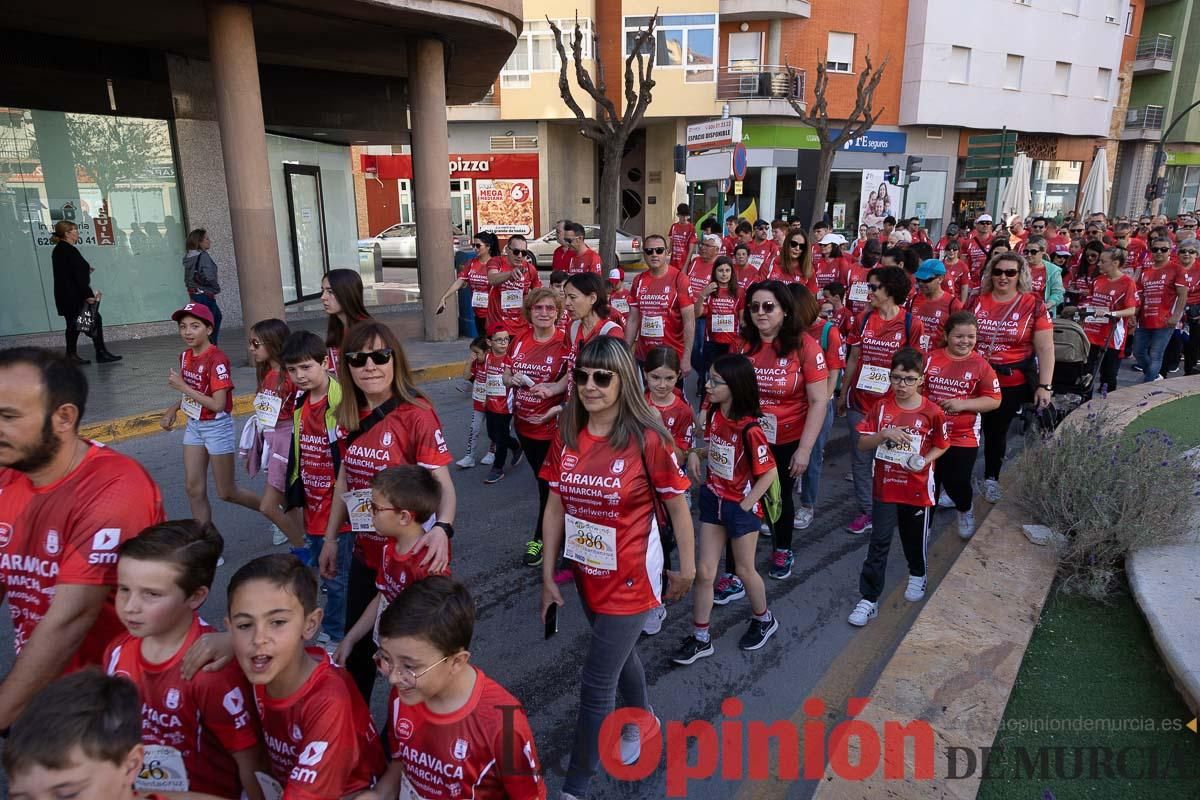 Marcha de la ONG Delwende en Caravaca