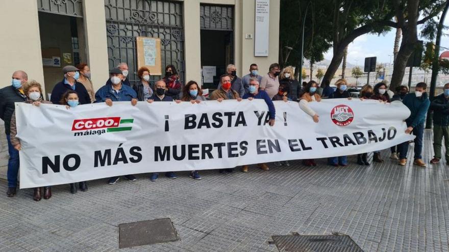 UGT y CCOO muestran su pesar por una nueva muerte laboral en Málaga