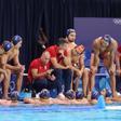 La selección española de waterpolo masculino en el partido contra Australia en los Juegos Olímpicos de Paris 2024