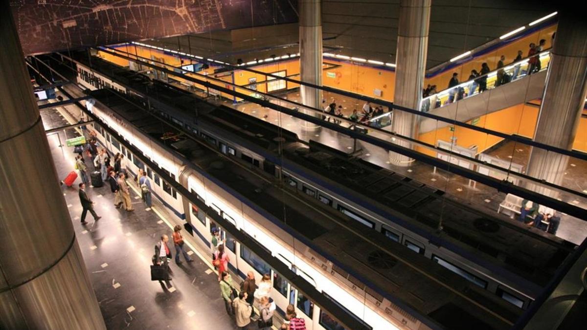 Estación de Metro en el aeropuerto de Barajas