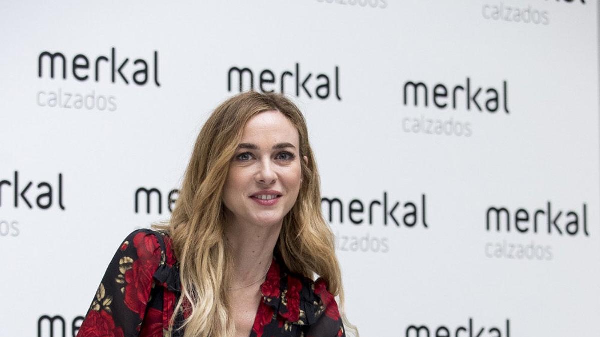 Marta Hazas presentó la colección otoño invierno de Merkal