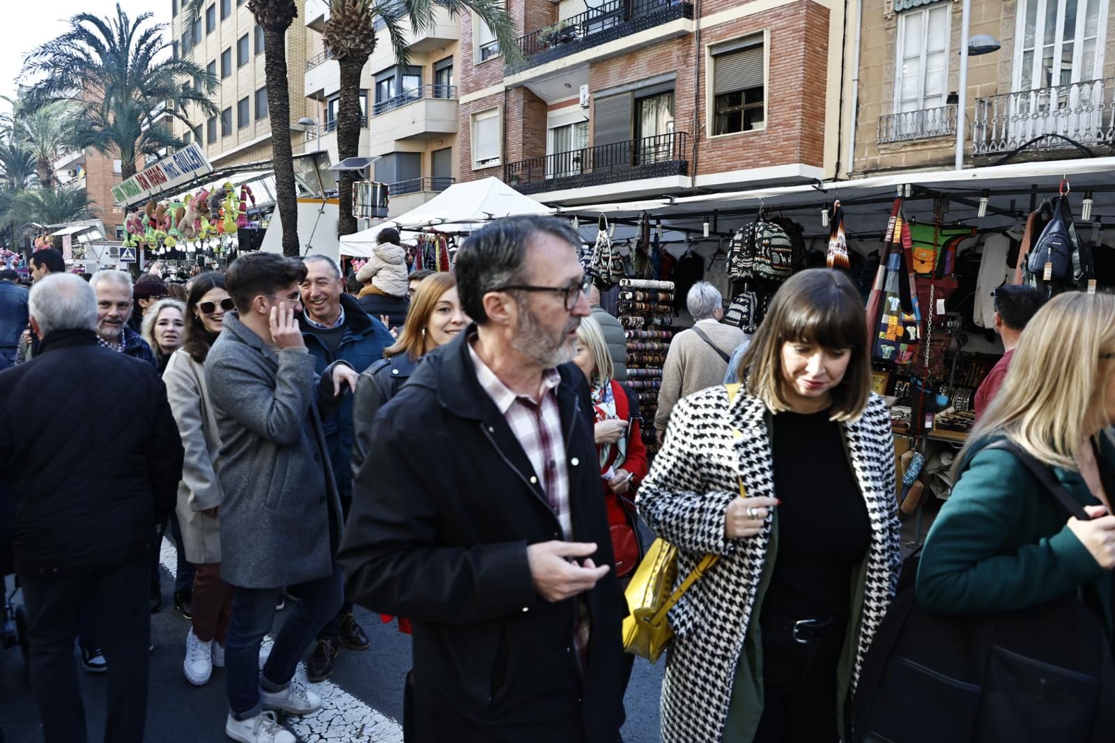 Almuerzo y paseíllo de Compromís en la Feria de Sant Blai en Torrent